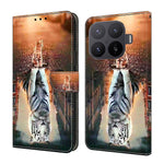 Wallet Case For Xiaomi 17T Pro Magnetic Clasp 3D Pattern Leather Phone Cover