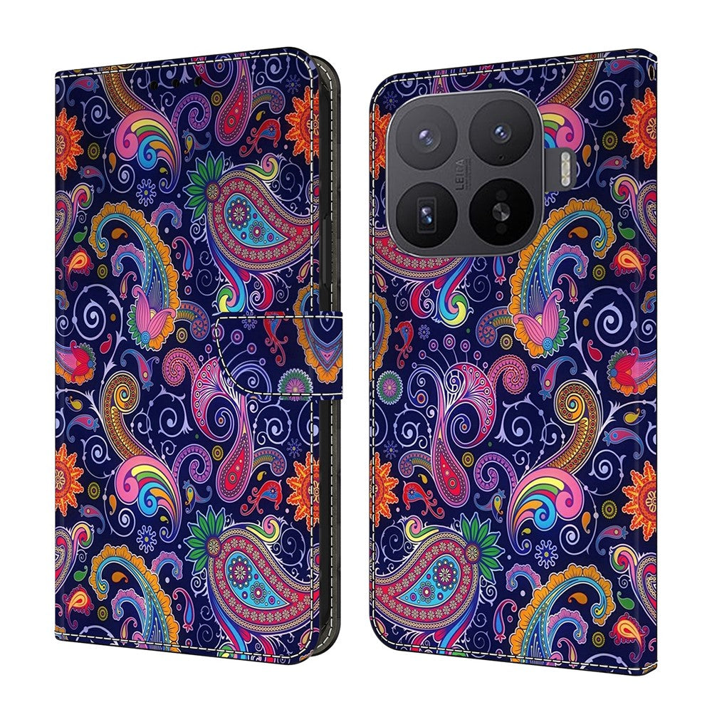 Wallet Case For Xiaomi 17T Pro Pattern Printing Stand Leather Flip Phone Cover