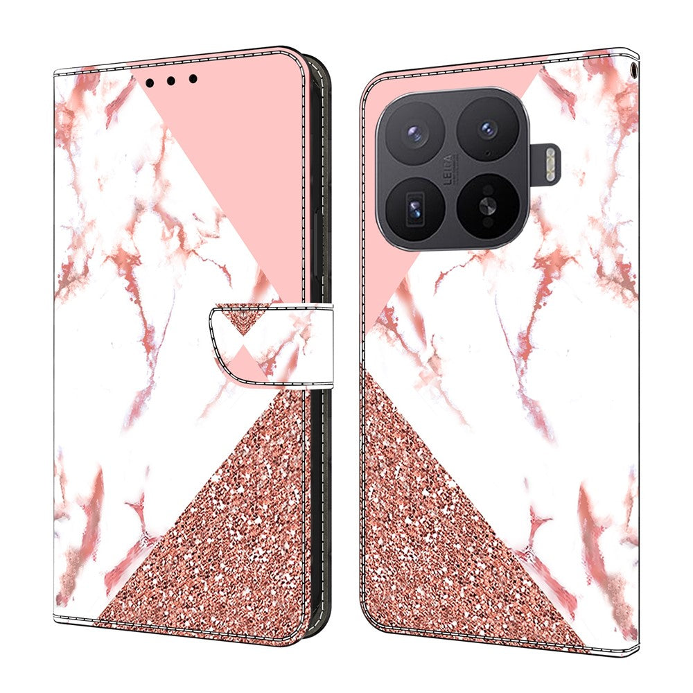 Wallet Case For Xiaomi 17T Pro Pattern Printing Stand Leather Flip Phone Cover