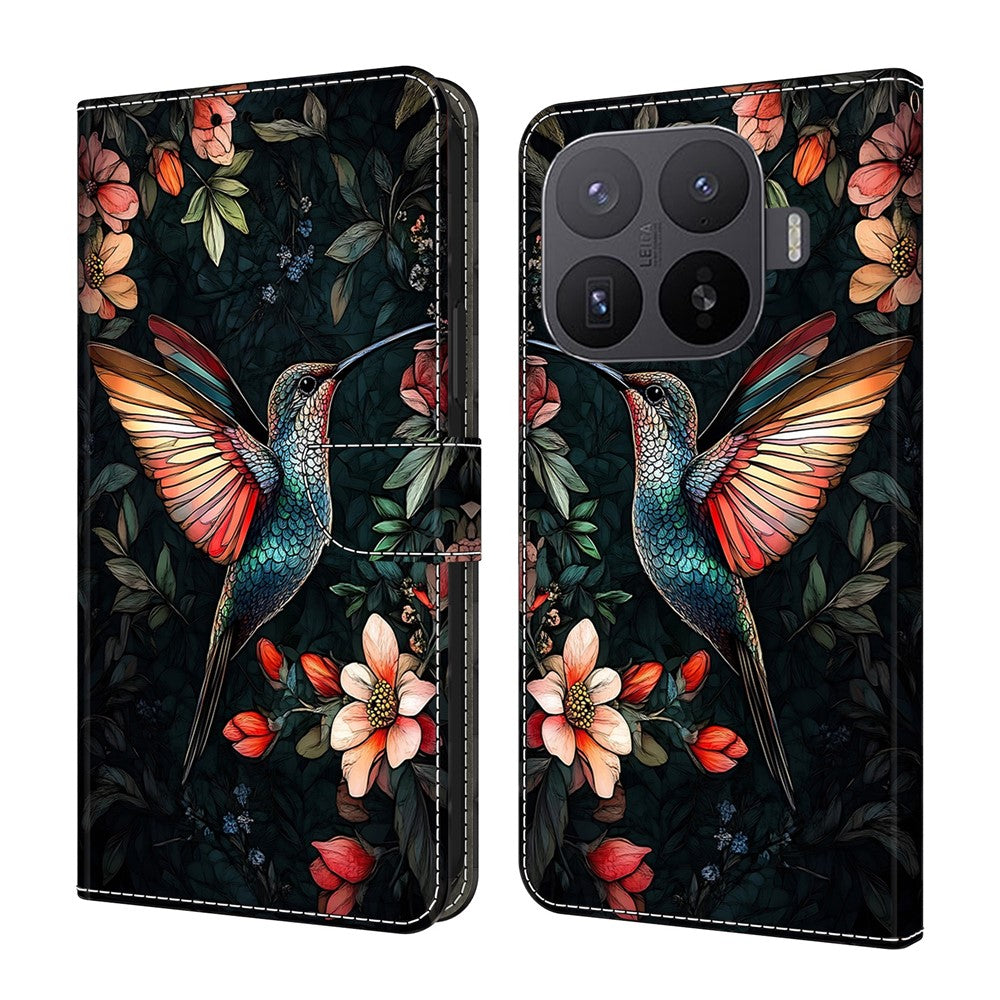 For Xiaomi 17T Pro Leather Case Pattern Printing Stand Flip Phone Cover