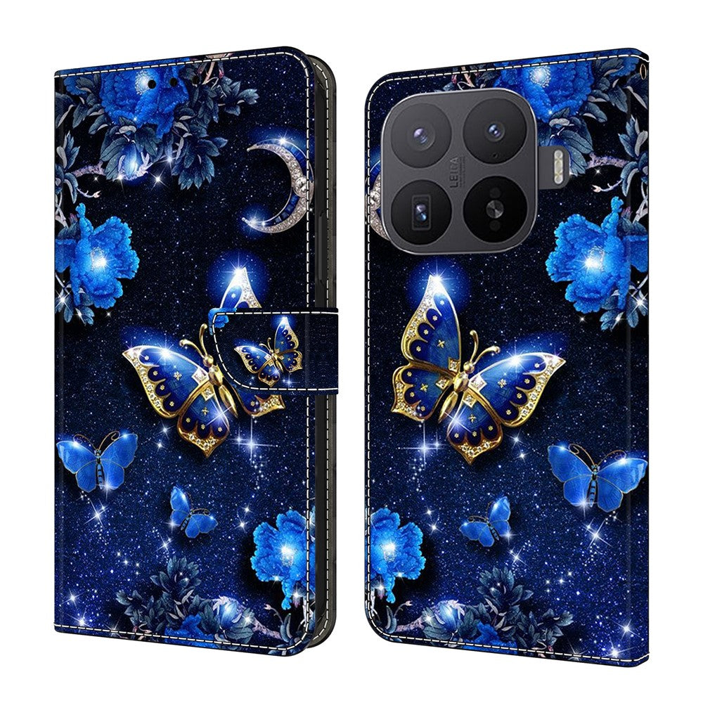 For Xiaomi 17T Pro Leather Case Pattern Printing Stand Flip Phone Cover