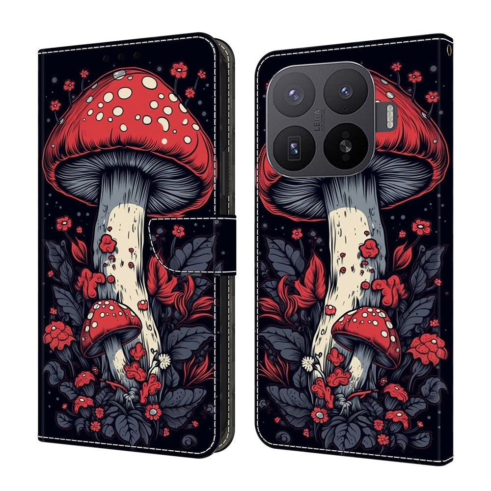 For Xiaomi 17T Pro Leather Case Pattern Printing Stand Flip Phone Cover