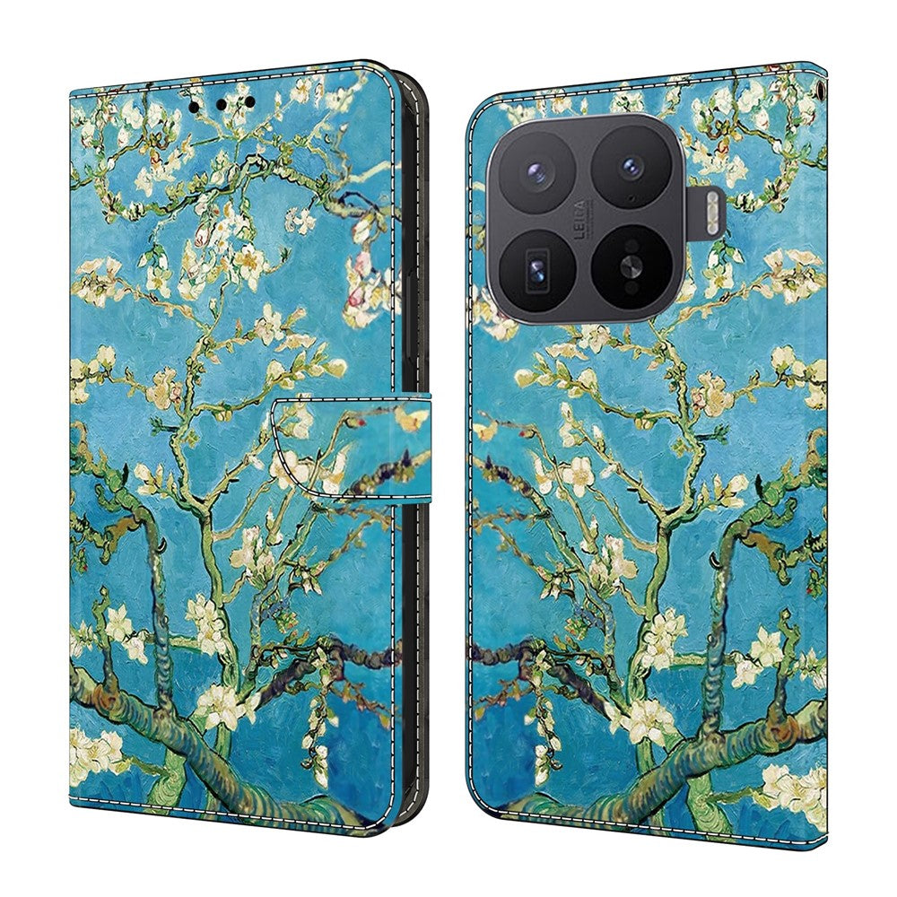 For Xiaomi 17T Pro Leather Case Pattern Printing Stand Flip Phone Cover