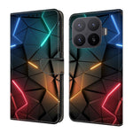 Plånboksfodral för Xiaomi 17T Pro med stativmönster och tryck i PU-läder, fällbart fodral