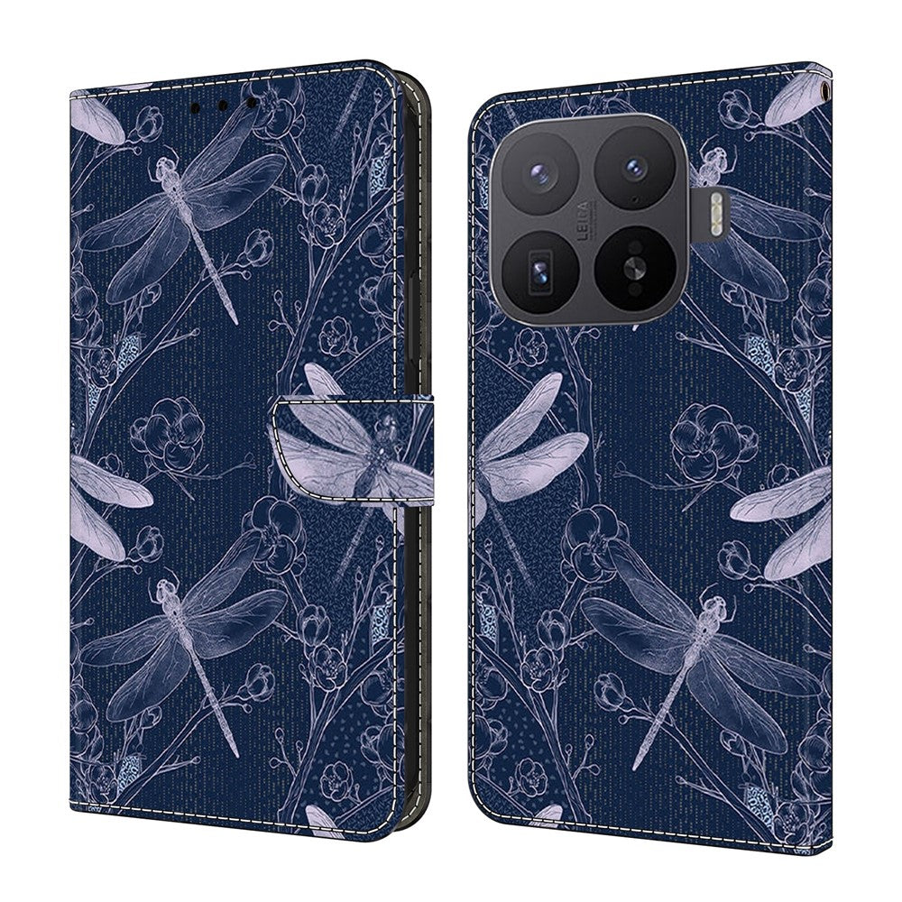 Plånboksfodral för Xiaomi 17T Pro Mönstertryck PU-läder Flip-stativ mobilskal