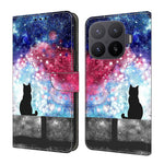 Wallet Case For Xiaomi 17T Pro Foldable Stand Pattern Printing PU Leather Flip Phone Cover