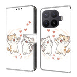 Xiaomi 17T Pro Plånboksfodral Vikbart Stativ Mönstertryck Läder Flip mobilfodral