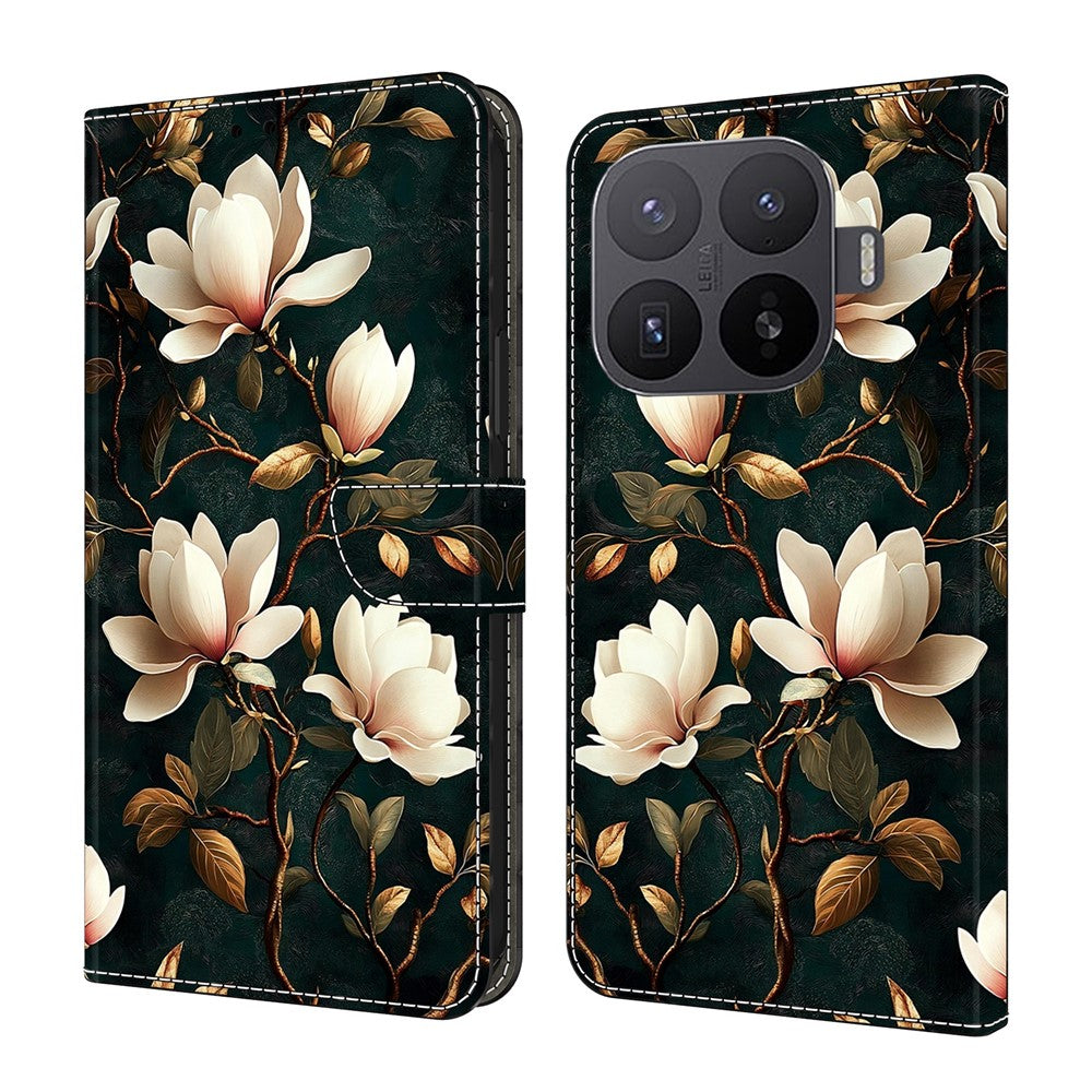 For Xiaomi 17T Pro Wallet Stand Case Pattern Printing Leather Phone Cover