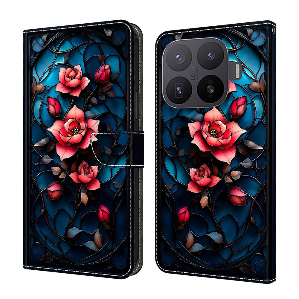 For Xiaomi 17T Pro Wallet Stand Case Pattern Printing Leather Phone Cover