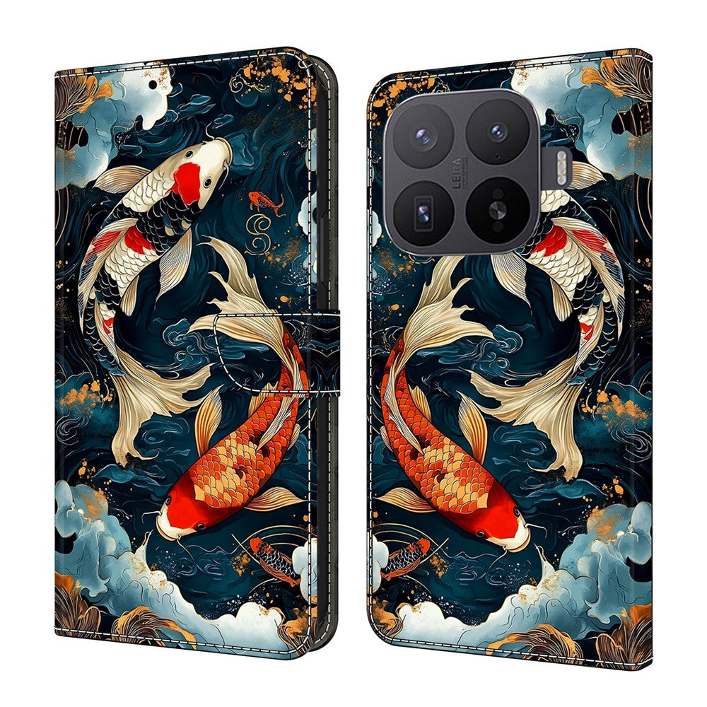 For Xiaomi 17T Pro Wallet Stand Case Pattern Printing Leather Phone Cover