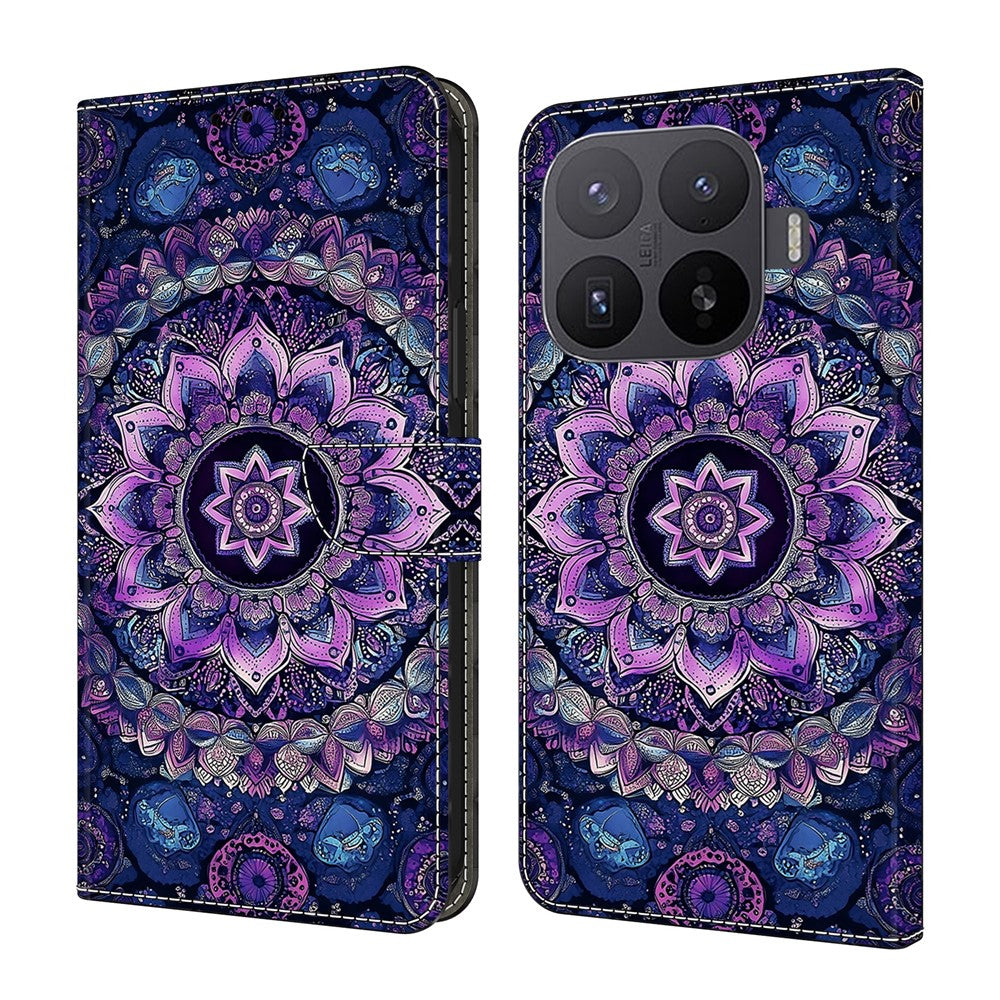 For Xiaomi 17T Pro Wallet Stand Case Pattern Printing Leather Phone Cover
