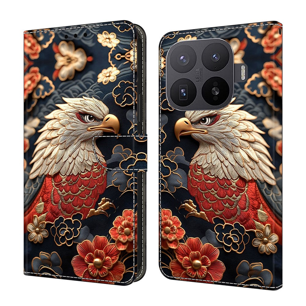 For Xiaomi 17T Pro Wallet Stand Case Pattern Printing Leather Phone Cover