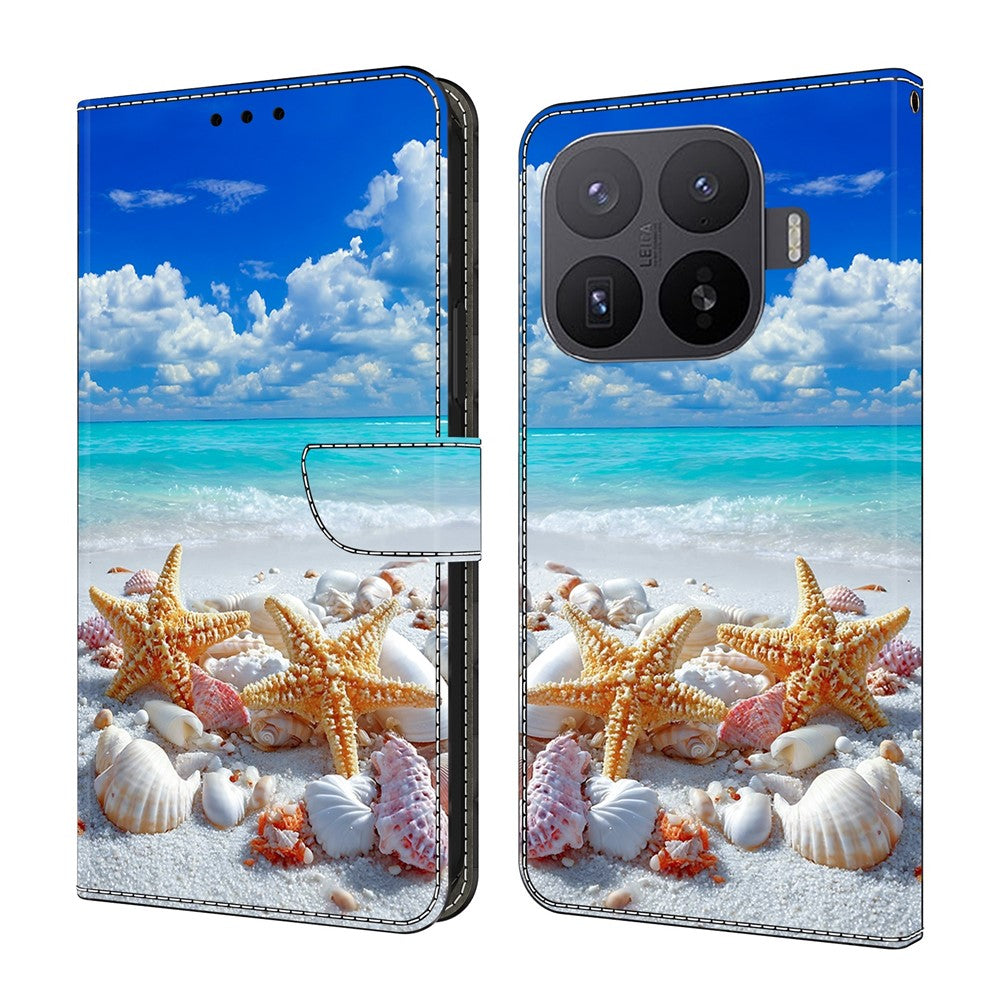 For Xiaomi 17T Pro Wallet Stand Case Pattern Printing Leather Phone Cover