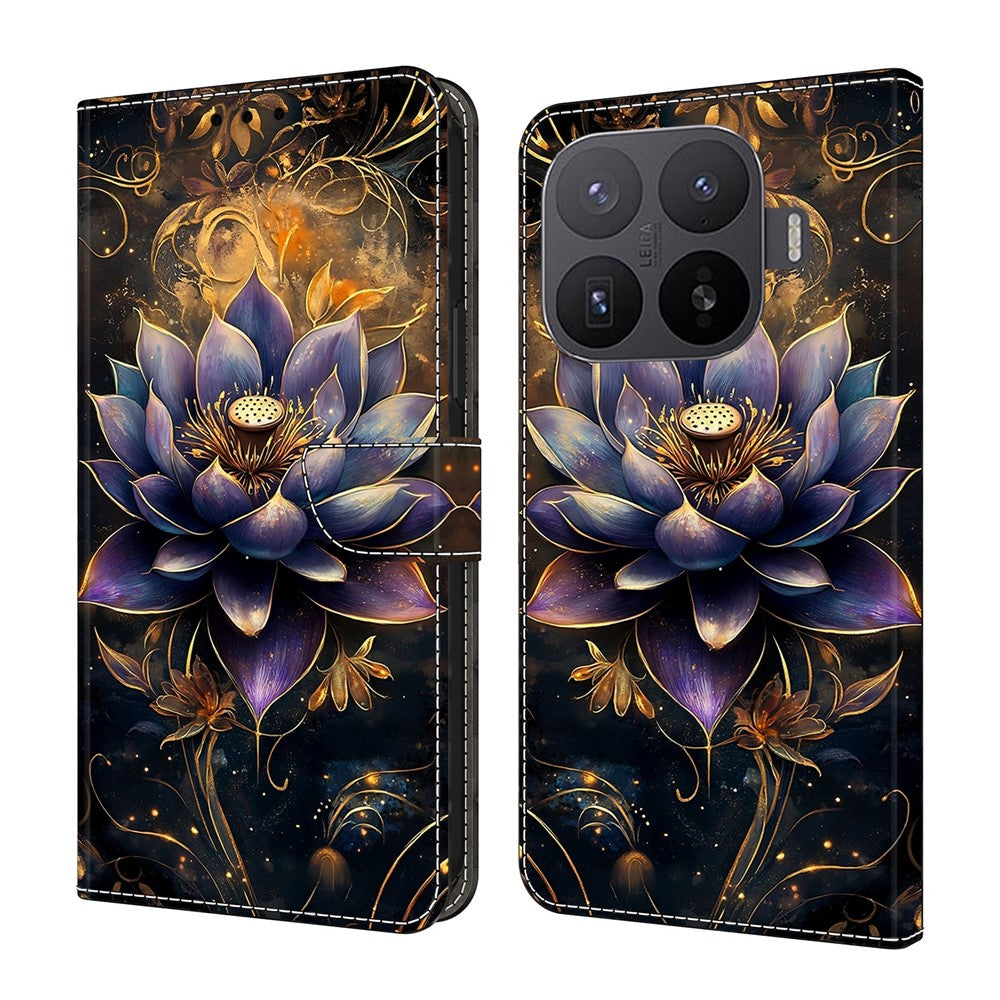 For Xiaomi 17T Pro Wallet Stand Case Pattern Printing Leather Phone Cover