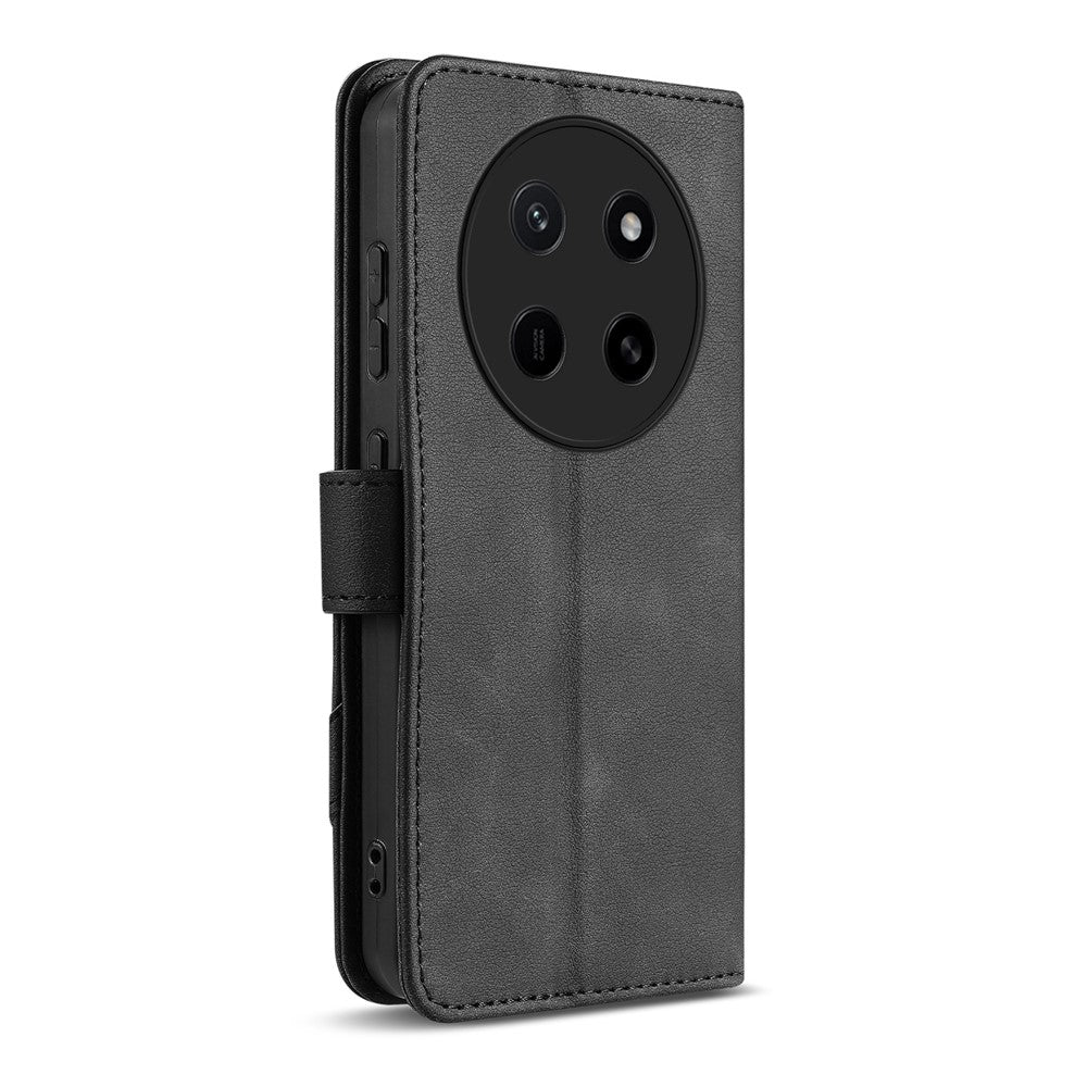 AZNS A2 for Honor X80 Pro Max 5G Leather Case with Wrist Strap RFID Blocking Wallet Stand Phone Cover
