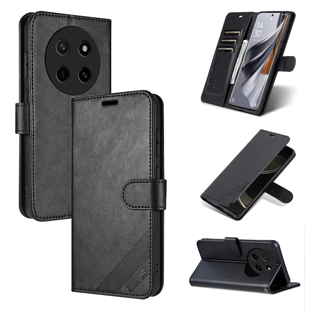AZNS For Honor X80 Pro Max 5G Case Anti-Scratch PU Leather Stand Wallet Phone Cover