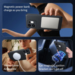 For Oppo Reno16 5G (Global) Magnetic Case Leather Coated TPU + PC Phone Cover