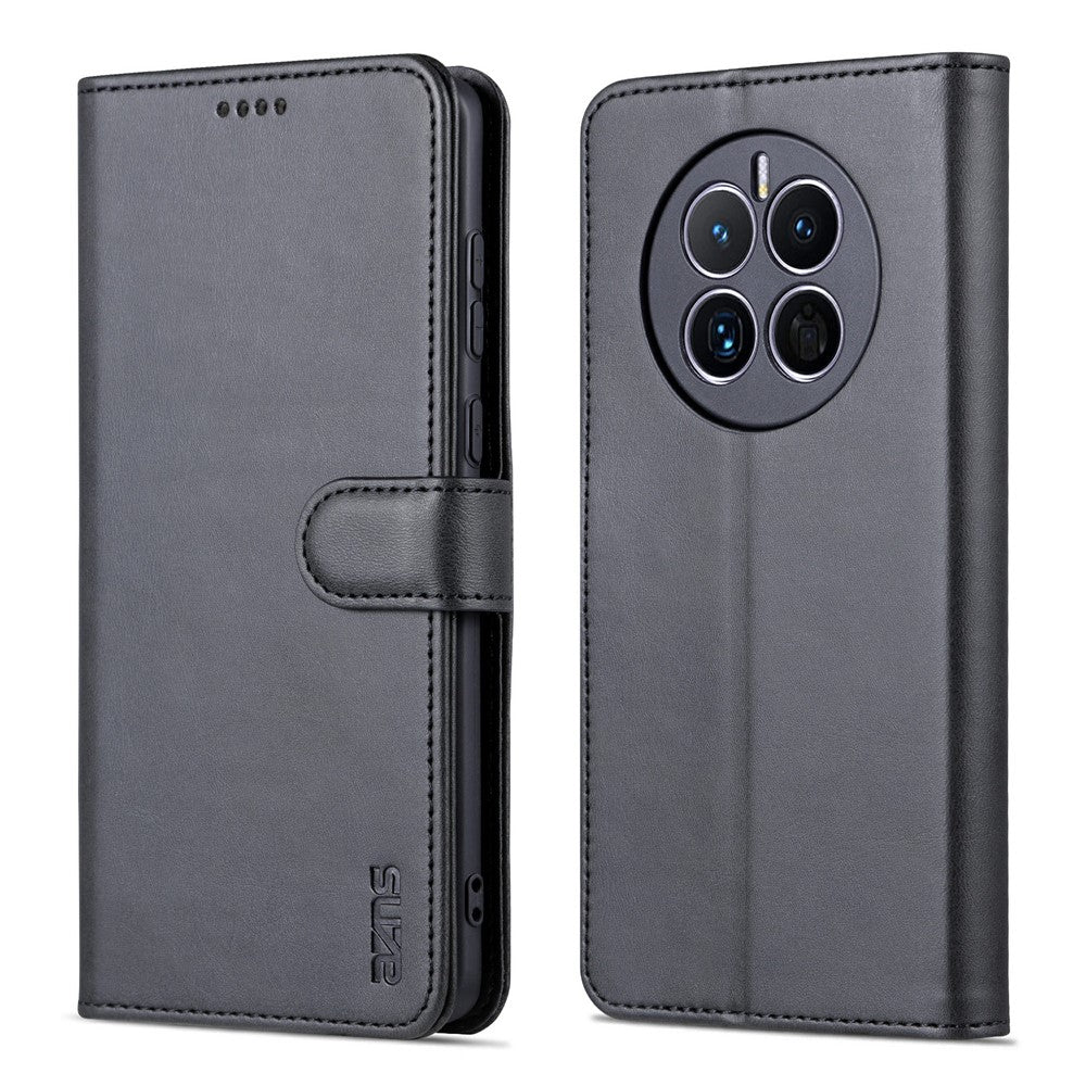 AZNS For Huawei Mate 50 4G Shockproof Phone Case PU Leather Magnetic Flip Smartphone Cover Stand Wallet