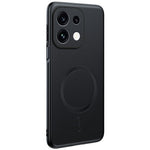 For Oppo Reno16 F 5G Magnetic Case Leather Coated TPU + PC Phone Cover