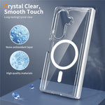 For Samsung Galaxy Z Fold8 Ultra Magnetic Case Hinge Protection TPU + Acrylic Clear Phone Cover with Front Frame