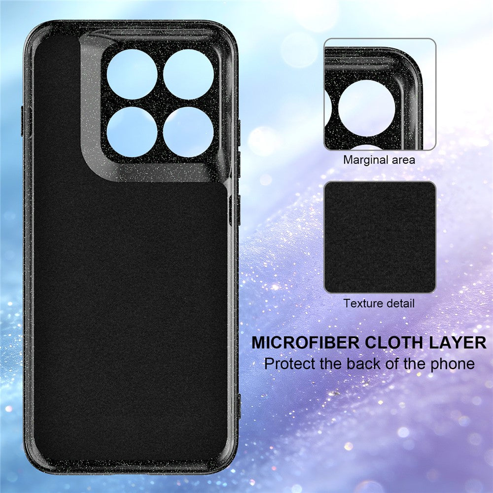 Til Motorola Edge 70 Pro+ 5G / 70 Pro 5G Magnetisk Etui Glitter TPU Stødsikkert Telefoncover med Nøglesnor