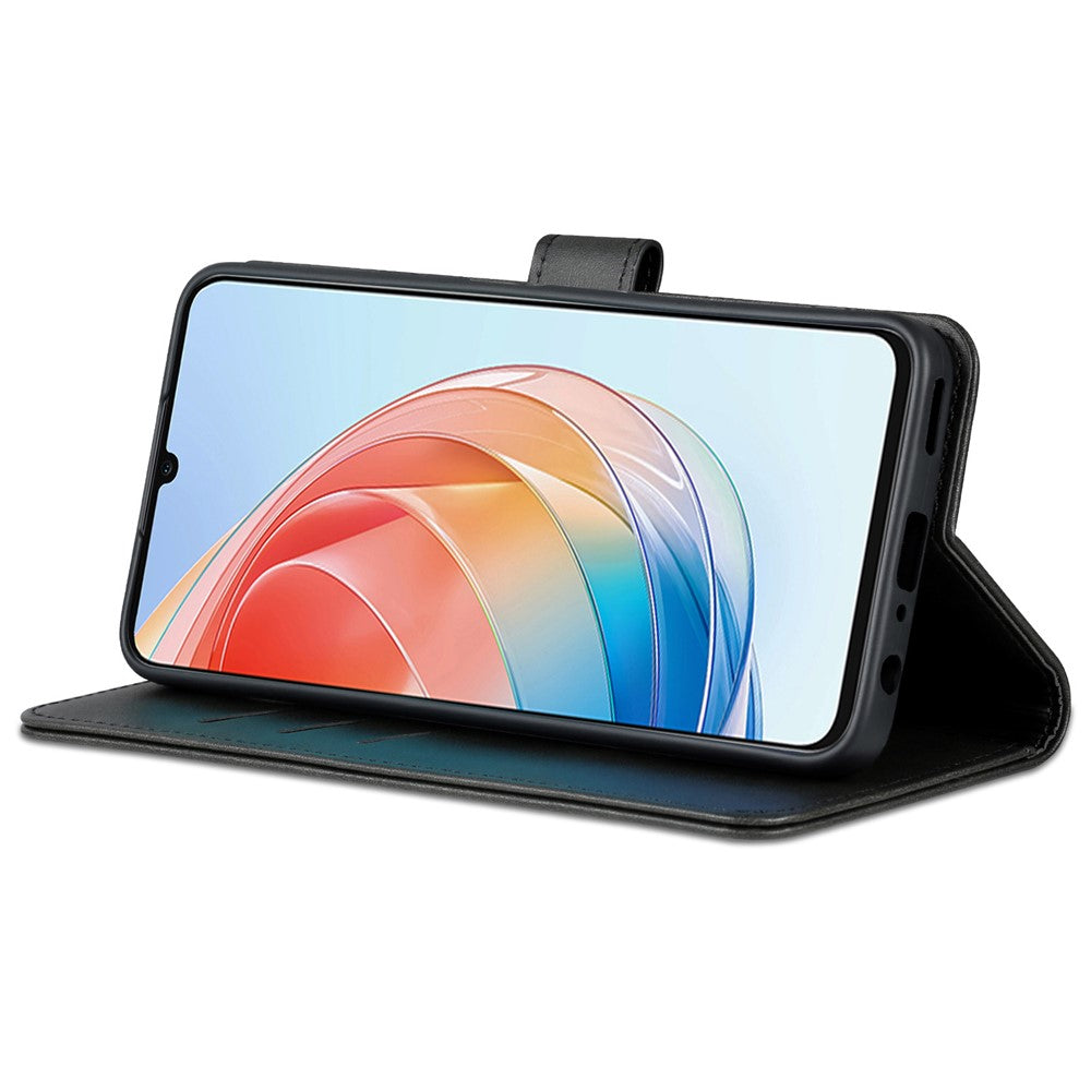 AZNS Anti-drop Phone Case For Honor Play 40 Plus 5G, PU Leather Magnetic Flip Cover Stand Wallet
