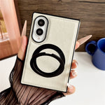 For Samsung Galaxy Z Fold8 Case Rotating Magnetic Kickstand PU Leather Phone Back Cover