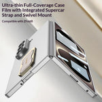GKK for Samsung Galaxy Z Fold8 Ultra Case Wristband Kickstand Ultra-thin PC Foldable Phone Cover with Screen Protector