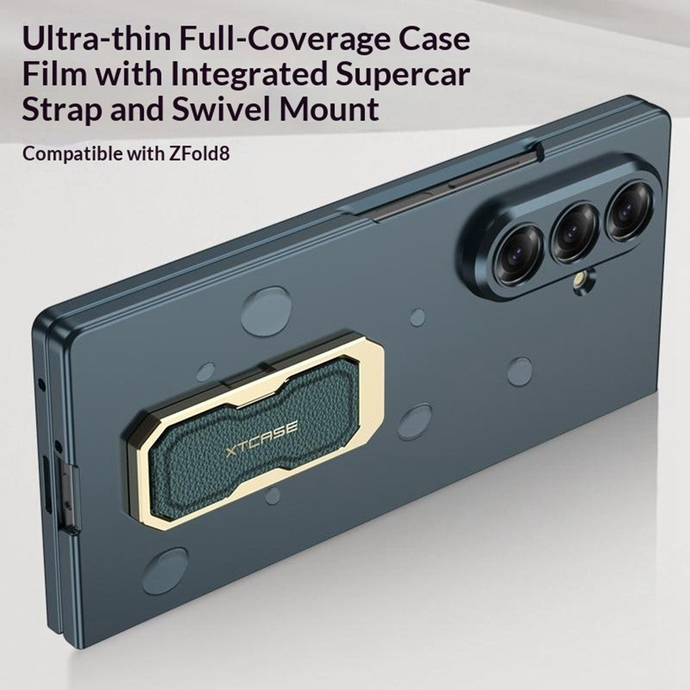 GKK for Samsung Galaxy Z Fold8 Ultra Case Wristband Kickstand Ultra-thin PC Foldable Phone Cover with Screen Protector