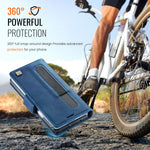 AUTSPACE til Samsung Galaxy Z Fold7 5G A11 Cover RFID-blokerende retro læder mobiltelefon pung cover