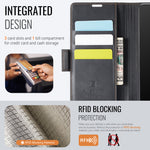 AUTSPACE for Xiaomi Poco M8 5G / Xiaomi Redmi Note 15 4G (Global) / Xiaomi Redmi Note 15 5G (Global) A11 Case RFID Blocking Retro Leather Cell Phone Wallet Cover