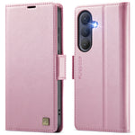 AUTSPACE for Samsung Galaxy S26+ A11 Case RFID Blocking Retro Leather Cell Phone Wallet Cover
