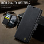 AUTSPACE for iPhone 17 Pro A11 Case RFID Blocking Retro Leather Cell Phone Wallet Cover