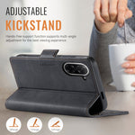 AUTSPACE for Xiaomi Redmi A5 NFC (EU) (173.45mm) A11 Case RFID Blocking Retro Leather Cell Phone Wallet Cover