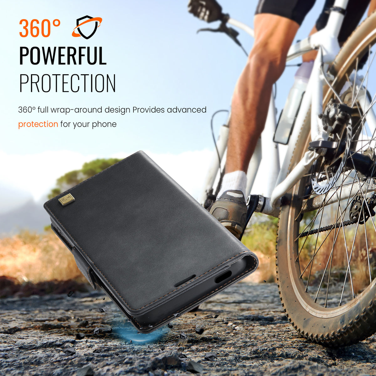 AUTSPACE for Xiaomi Redmi A5 NFC (EU) (173.45mm) A11 Case RFID Blocking Retro Leather Cell Phone Wallet Cover