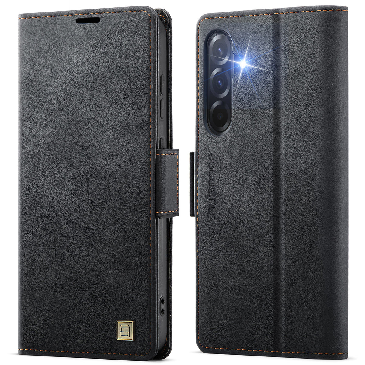 AUTSPACE til Samsung Galaxy A37 5G A11 Cover RFID-blokerende Retro Læder Mobiltelefon Pung Cover