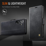 AUTSPACE til Samsung Galaxy A37 5G A11 Cover RFID-blokerende Retro Læder Mobiltelefon Pung Cover