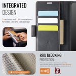 AUTSPACE til Samsung Galaxy A37 5G A11 Cover RFID-blokerende Retro Læder Mobiltelefon Pung Cover