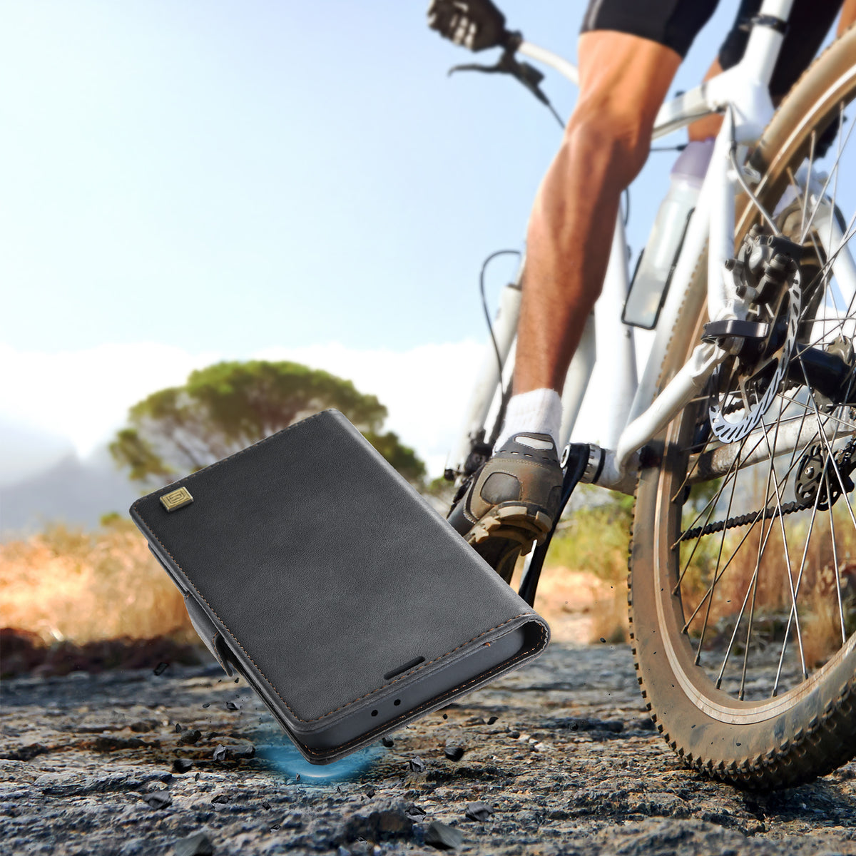 AUTSPACE til Samsung Galaxy A37 5G A11 Cover RFID-blokerende Retro Læder Mobiltelefon Pung Cover