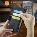 AUTSPACE til Samsung Galaxy A37 5G A11 Cover RFID-blokerende Retro Læder Mobiltelefon Pung Cover