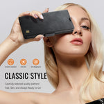 AUTSPACE til Samsung Galaxy A37 5G A11 Cover RFID-blokerende Retro Læder Mobiltelefon Pung Cover