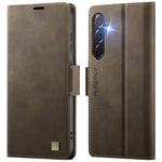 AUTSPACE til Samsung Galaxy A37 5G A11 Cover RFID-blokerende Retro Læder Mobiltelefon Pung Cover