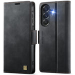 AUTSPACE for Samsung Galaxy A27 5G A11 Case RFID Blocking Retro Leather Cell Phone Wallet Cover