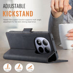 AUTSPACE for Xiaomi Redmi Note 15 Pro 4G (Global) A11 Case RFID Blocking Retro Leather Cell Phone Wallet Cover