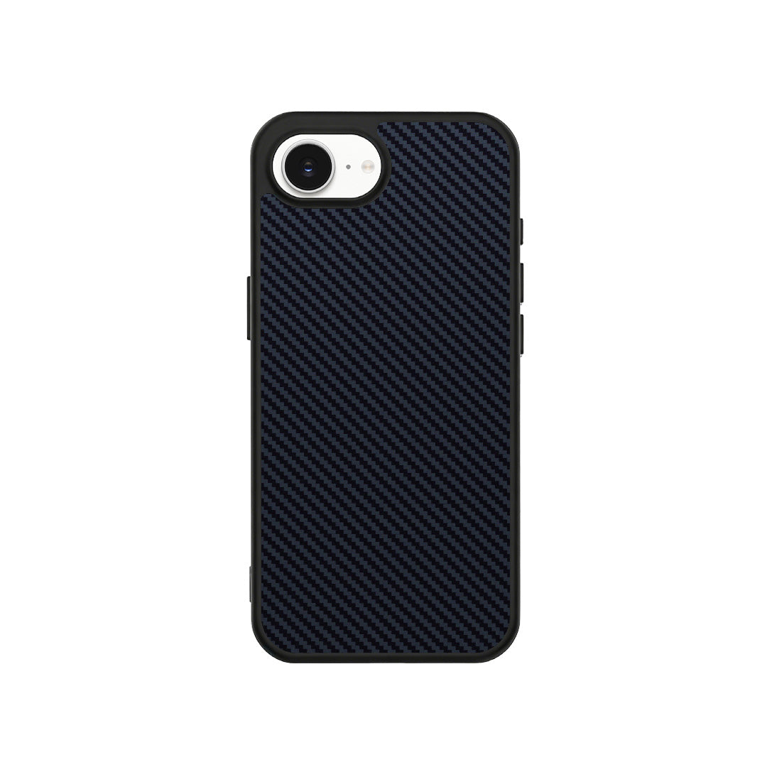 EYCASE for iPhone 16e / iPhone 17e Magnetic Case  Kevlar Series UV Printed Black Edge TPU Acrylic Phone Cover