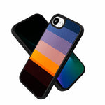 EYCASE for iPhone 16e / iPhone 17e Magnetic Case  Kevlar Series UV Printed Black Edge TPU Acrylic Phone Cover