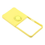 For Samsung Galaxy Z Flip8 Silicone Case with Strap Ring Kickstand Phone Cover
