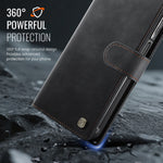 AUTSPACE for Samsung Galaxy A27 5G A05 Case Wallet Stand Detachable Leather Magnetic Phone Cover