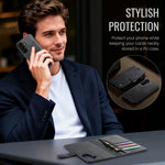AUTSPACE for Samsung Galaxy A56 5G A05 Case Wallet Stand Detachable Leather Magnetic Phone Cover