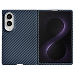 For Samsung Galaxy Z Fold8 Magnetic Case Carbon Fiber Texture PC Phone Cover with Screen Protector